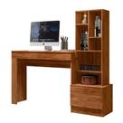 Escrivaninha com Estante 1 Gaveta Lion Cinamomo Mel Escrivaninha com Estante 1 Gaveta Lion Cinamomo Mel