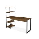 Escrivaninha com Estante 4 Prateleiras KLM Móveis Escrivaninha com Estante 4 Prateleiras KLM Móveis