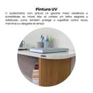 Escrivaninha com Estante em L Nomad Cinamomo Off White