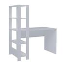 Escrivaninha com Estante Match Branca Escrivaninha com Estante Match Branca