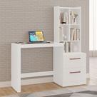 Escrivaninha Côme 100 MDF 2 Gavetas 5 Nichos Estilo Colméia