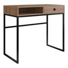 Escrivaninha Estilo Industrial 1 Gaveta OM005 Mel PP Milani Store