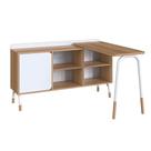 Escrivaninha Flexus 1 PT 1 GV Hanover e Branca