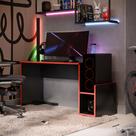 Escrivaninha Gamer Pc Mazon Com Espaço Para Gabinete E Computador Para Escritório E Quarto De Estudos