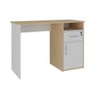 Escrivaninha hall - carvalho/branco 6302