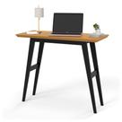 Escrivaninha Harvard 9040 Tampo MDF 30mm pé em madeira Tampo Freijo/Pé Preto OFERTAMO