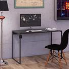 Escrivaninha Home Office 90x50 MDF Preto Estilo e Funcionalidade para Seu Escritório