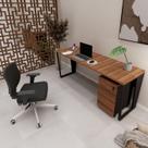 Escrivaninha Industrial 1,80m x 0,70m Gaveteiro 3 Gavetas F5