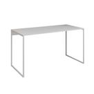 Escrivaninha Industrial Base Ferro Branco Tampo Mdp Branco 120x60 Escrivaninha Industrial Base Ferro Branco Tampo Mdp Branco 120x60