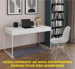 Escrivaninha Industrial Malta 137x53 Ferro Branco Tampo Branco