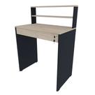 Escrivaninha KitCubos 1 GV Preta e Carvalho Mel