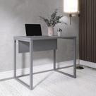 Escrivaninha M90/60P25TUB 90cm Industrial Grafito Cinza