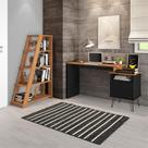 Escrivaninha Mafê com Estante Star 2 GV Freijó e Preta