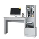 Escrivaninha Mesa de Computador Lion com Estante e 1 Gaveta