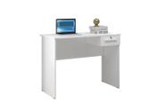 Escrivaninha Mesa de Escritório Hanna com Gaveta e Chave 105x45x80 cm Branca