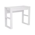 Escrivaninha Mesa Escritório 100% Brisa 2 Gavetas 91cm Branco Escrivaninha Mesa Escritório 100% Brisa 2 Gavetas 91cm Branco