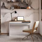 Escrivaninha Mesa Escritório 110cm 1 Gaveta 1 Nicho Rocklin