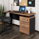 Escrivaninha Mesa Escritório 135cm 3 Gavetas Flex Multimóveis CR25321 Escrivaninha Mesa Escritório 135cm 3 Gavetas Flex Multimóveis CR25321