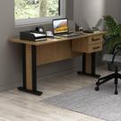 Escrivaninha Mesa Escritório 160cm com Chave e 2 Gavetas Flex Multimóveis CR25340