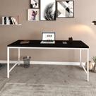 Escrivaninha Mesa Escritório 180cm Estilo Industrial Diretor Active Yescasa