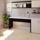 Escrivaninha Mesa Escritório 180cmx47cm 25mm