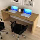 Escrivaninha Mesa Escritório 2 Lugares 180cm ME4185