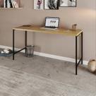 Escrivaninha Mesa Escritório Active 150cm Industrial Yescasa Lâmina Mel