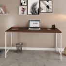 Escrivaninha Mesa Escritório Active 150cm Industrial Yescasa Marrom