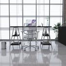 Escrivaninha Mesa Escritório Cavalete Estilo Kuadra 4 Prateleiras 135cm Industrial Preto Ônix E Est,Branca Escrivaninha Mesa Escritório Cavalete Estilo Kuadra 4 Prateleiras 135cm Industrial Preto Ônix E Est,Branca