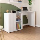 Escrivaninha Mesa Escritório com 1 Porta 140cm Ripada Start