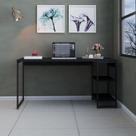 Escrivaninha Mesa Escritório com Estante Baixa Estilo Industrial 150cm com 02 Prateleiras Dynamica Yescasa Escrivaninha Mesa Escritório com Estante Baixa Estilo Industrial 150cm com 02 Prateleiras Dynamica Yescasa