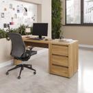 Escrivaninha Mesa Escritório com Gaveteiro Ficus 170cm CabeCasa MadeiraOriginals Rovere Marrom