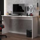 Escrivaninha Mesa Escritório Compact 135cm Branco