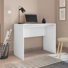 Escrivaninha Mesa Escritório Cubic 90cm Branca