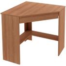 Escrivaninha Mesa Escritorio De Canto 76,5 Cm Amendoa