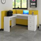 Escrivaninha/Mesa Escritório De Canto Cr25011 Branca