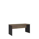 Escrivaninha Mesa Escritório Design Moderno 170cm Ameixa E Preto Chess