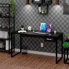 Escrivaninha Mesa Escritório Diretor com Gaveta Estilo 1 Gaveta 150cm Industrial Preto Escrivaninha Mesa Escritório Diretor com Gaveta Estilo 1 Gaveta 150cm Industrial Preto