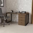Escrivaninha Mesa Escritório Diretor com Gaveteiro Office 4 Gavetas 150cm Carvalho E Munique Escrivaninha Mesa Escritório Diretor com Gaveteiro Office 4 Gavetas 150cm Carvalho E Munique