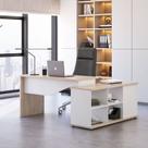 Escrivaninha Mesa Escritório Diretor em L 3 Gavetas Rolig