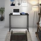 Escrivaninha Mesa Escritório Dobrável 80cmx45cm Link Tb 80cm Preto