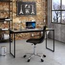 Escrivaninha Mesa Escritório Dynamica 135cm Preto Ônix