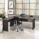 Escrivaninha Mesa Escritório em L 1,80x1,60M com 2 Gavetas Work30