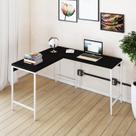Escrivaninha Mesa Escritório em L Estilo Active 120cm Industrial Yescasa Preto