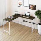 Escrivaninha Mesa Escritório em L Estilo Active 135cm Industrial Yescasa