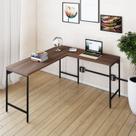 Escrivaninha Mesa Escritório em L Estilo Active 150cm Industrial Yescasa