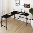 Escrivaninha Mesa Escritório em L Estilo Active 150cm Industrial Yescasa