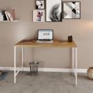 Escrivaninha Mesa Escritório Estilo Active 120cm Industrial Yescasa