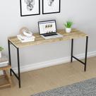Escrivaninha Mesa Escritório Estilo Active 135cm Industrial Yescasa Carvalho