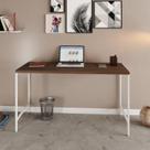 Escrivaninha Mesa Escritório Estilo Active 135cm Industrial Yescasa